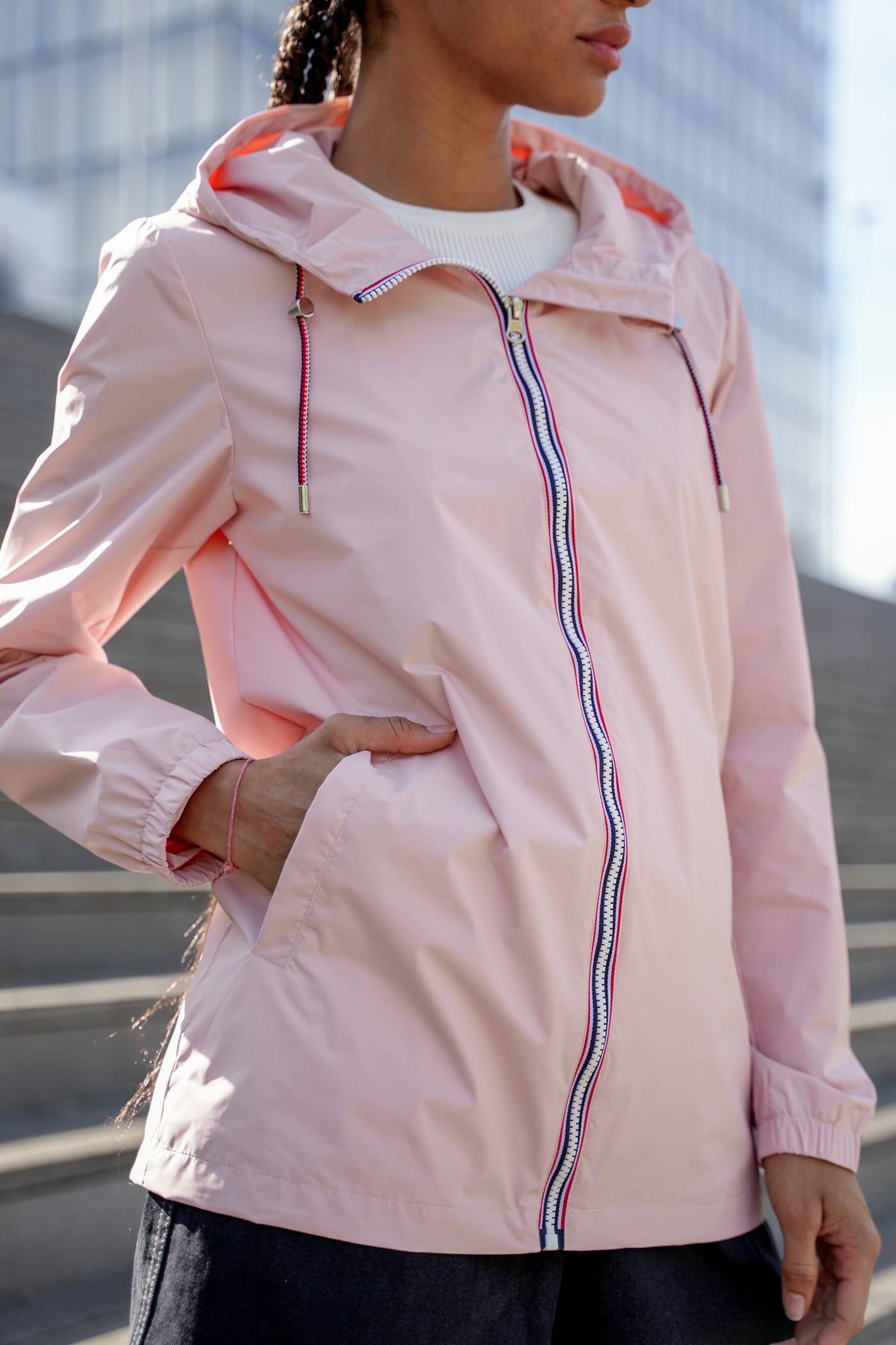 impermeable femme chic #couleur_rose-nude