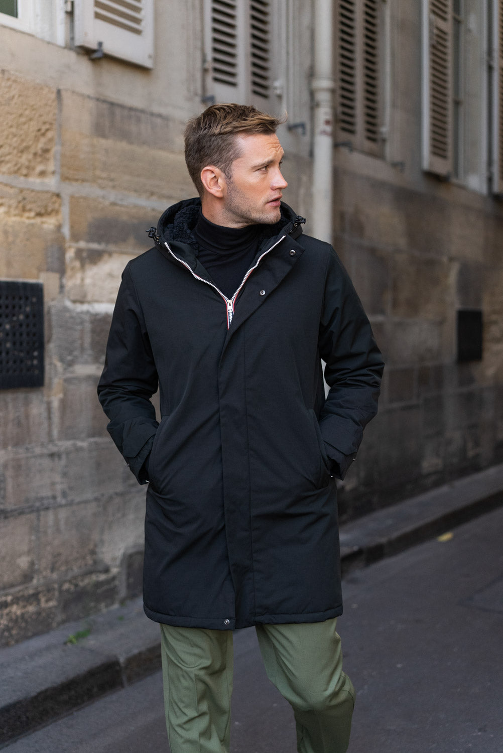 parka homme longue