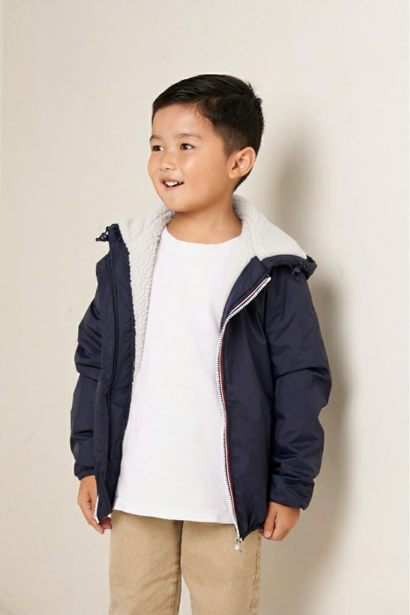parka garcon hiver #couleur_marine