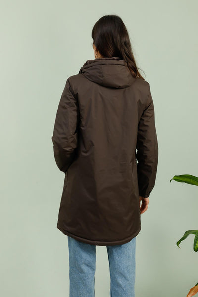 parka fourrée femme Laura Jo #couleur_choco