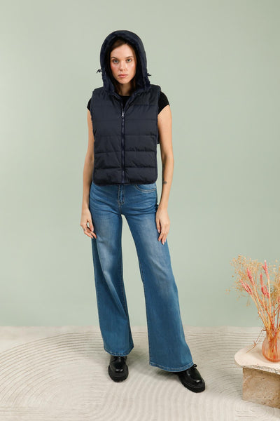 capuche amovible femme #couleur_marine
