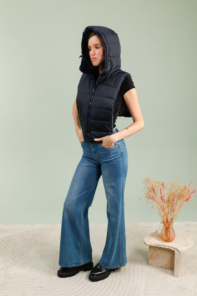 capuche amovible femme #couleur_marine