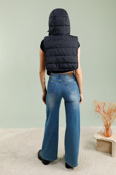 capuche amovible femme #couleur_marine