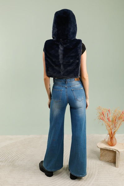 capuche amovible femme #couleur_marine