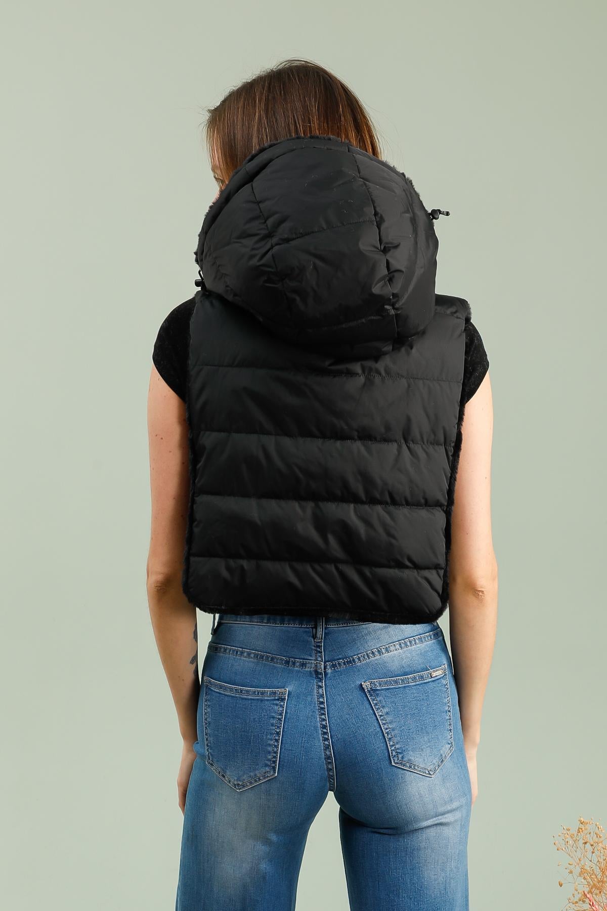 capuche amovible femme #couleur_noir