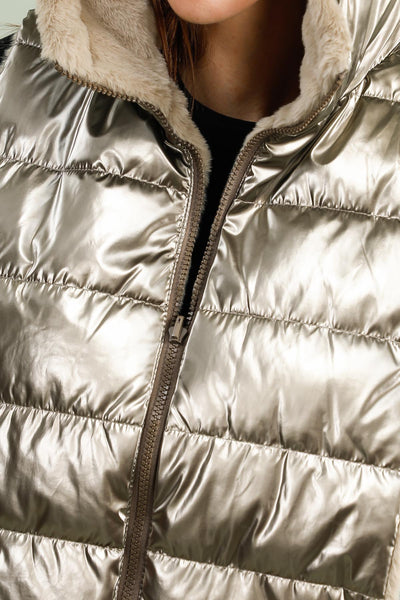 capuche amovible femme #couleur_bronze