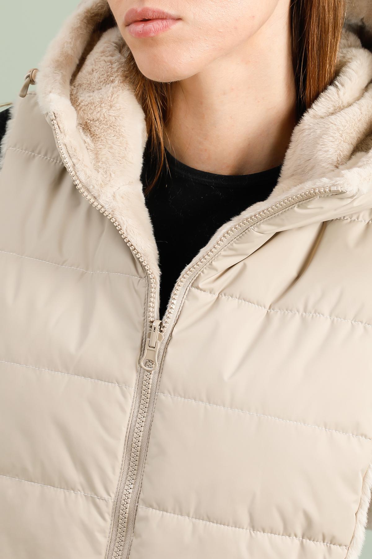 capuche amovible femme #couleur_beige