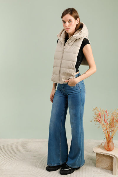capuche amovible femme #couleur_beige
