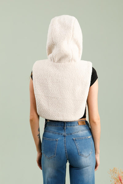 capuche amovible fourrure #couleur_marine