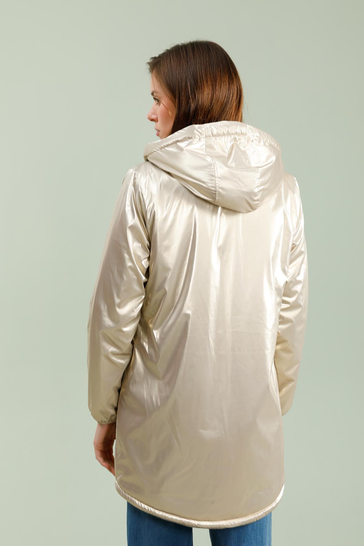Imperméable doublée polaire femme #couleur_or