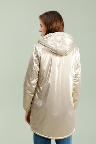 Imperméable doublée polaire femme #couleur_or