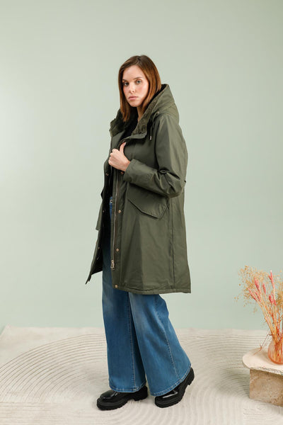 parka femme #couleur_kaki