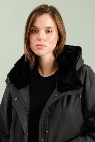 parka femme #couleur_noir