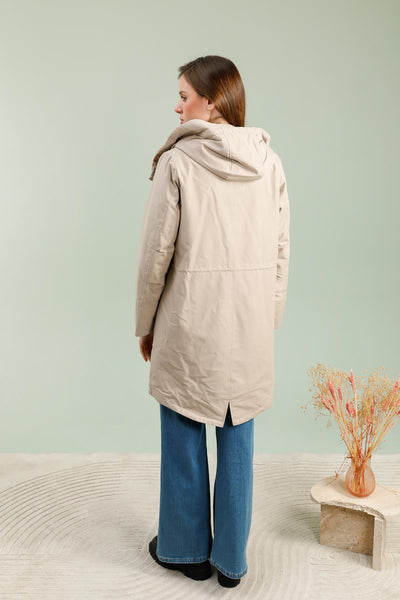 parka femme #couleur_beige