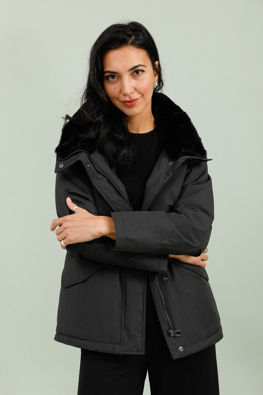 parkas femme #couleur_noir