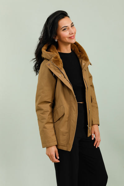 parkas femme #couleur_camel