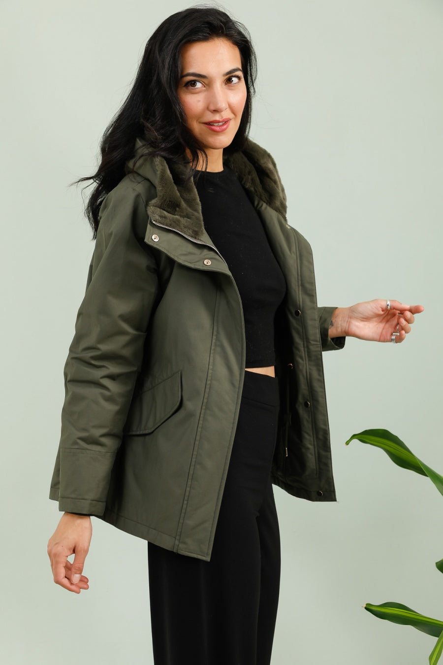 parkas femme #couleur_kaki