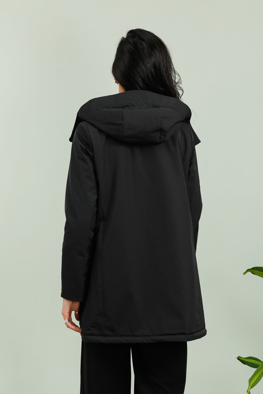 parka hiver femme #couleur_noir-camel