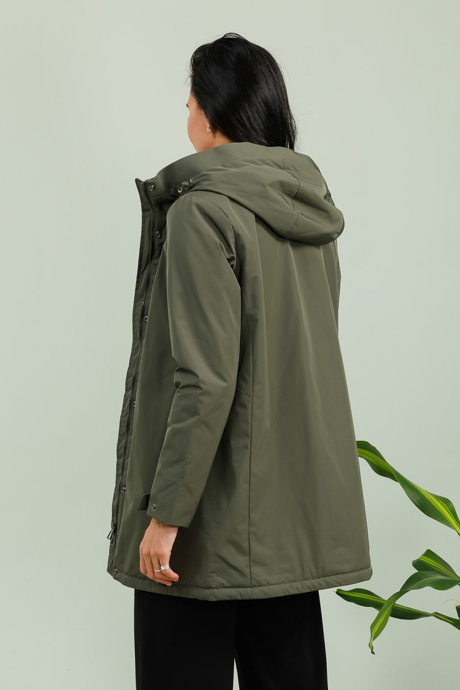 parka hiver femme #couleur_kaki-beige