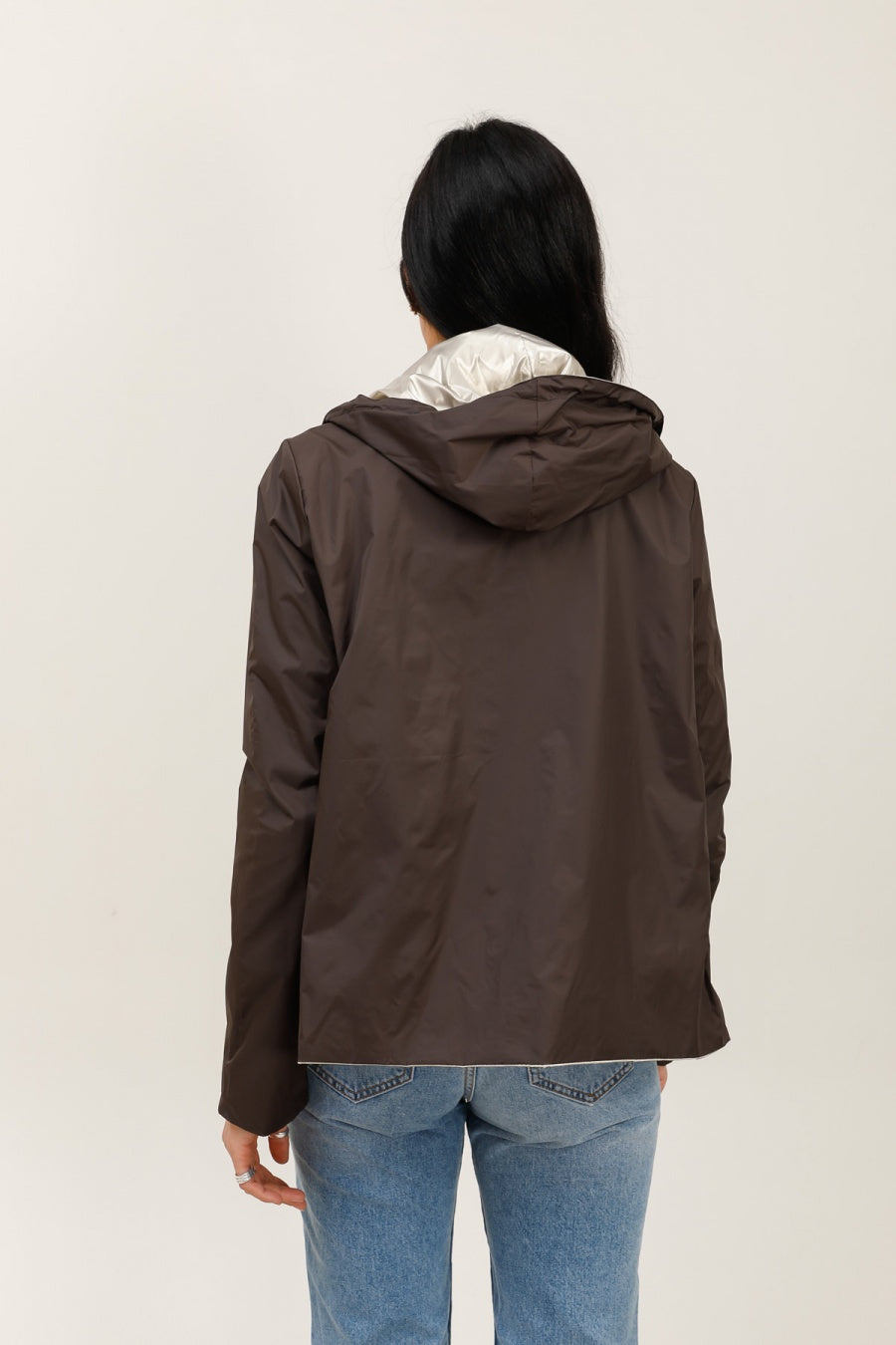imperméable réversible femme Laura Jo #couleur_choco