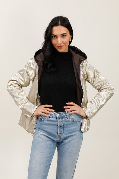 imperméable réversible femme Laura Jo #couleur_choco