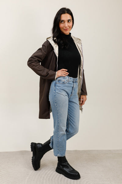 impermeable reversible femme #couleur_choco
