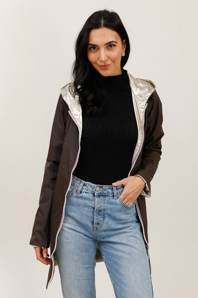 impermeable reversible femme #couleur_choco