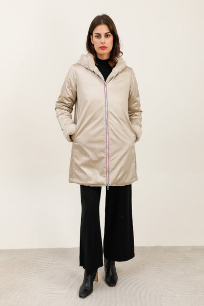 imperméable femme doublé #couleur_sable
