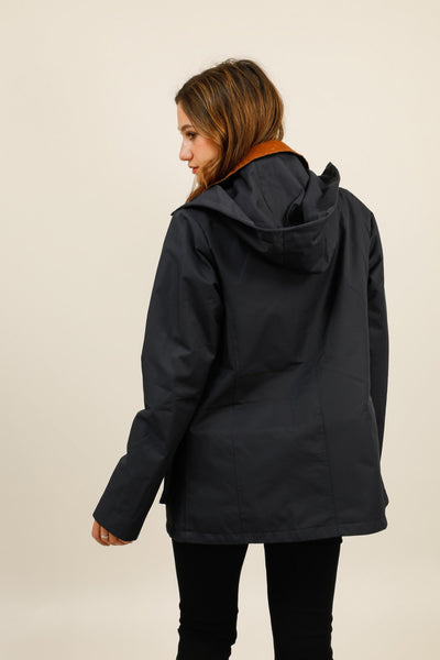 parka fourrure femme #couleur_marine