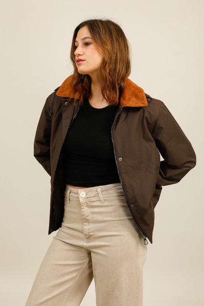 veste fourrée #couleur_choco