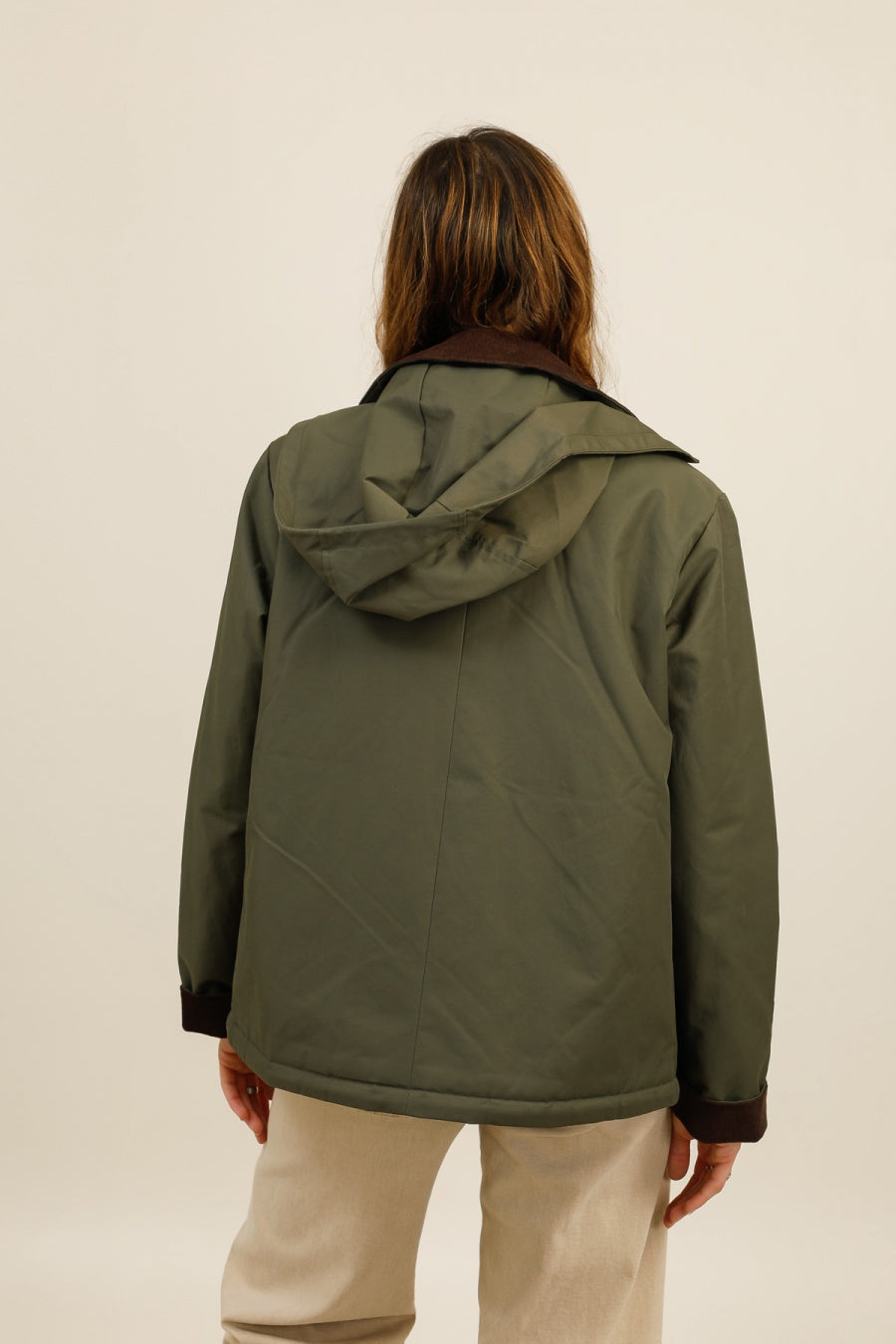 veste fourrée #couleur_kaki