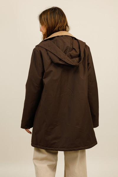 veste fourrée femme #couleur_choco