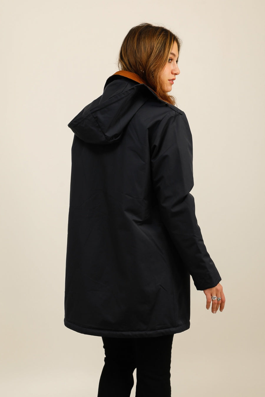 veste fourrée femme #couleur_marine