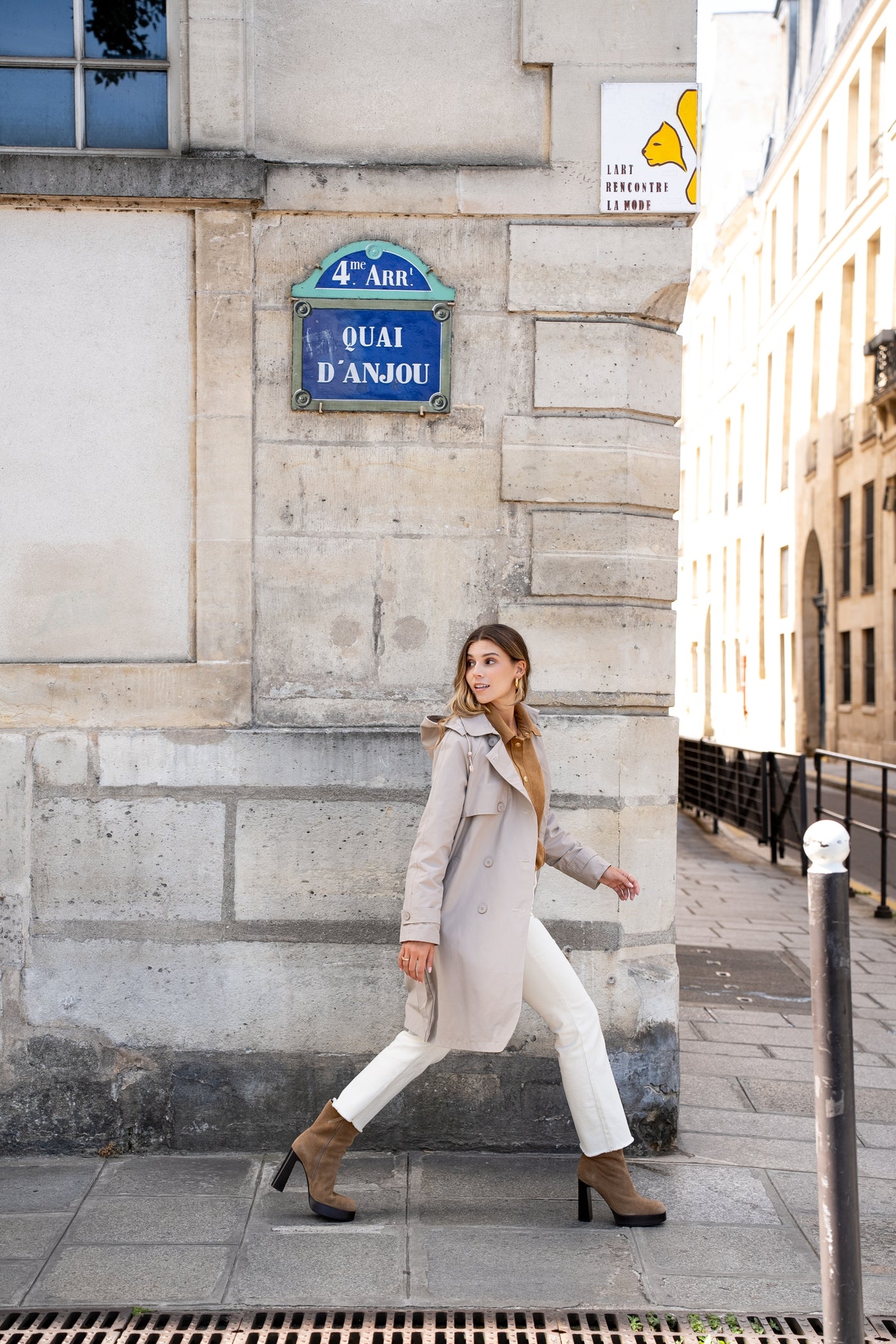 trench femme #couleur_beige