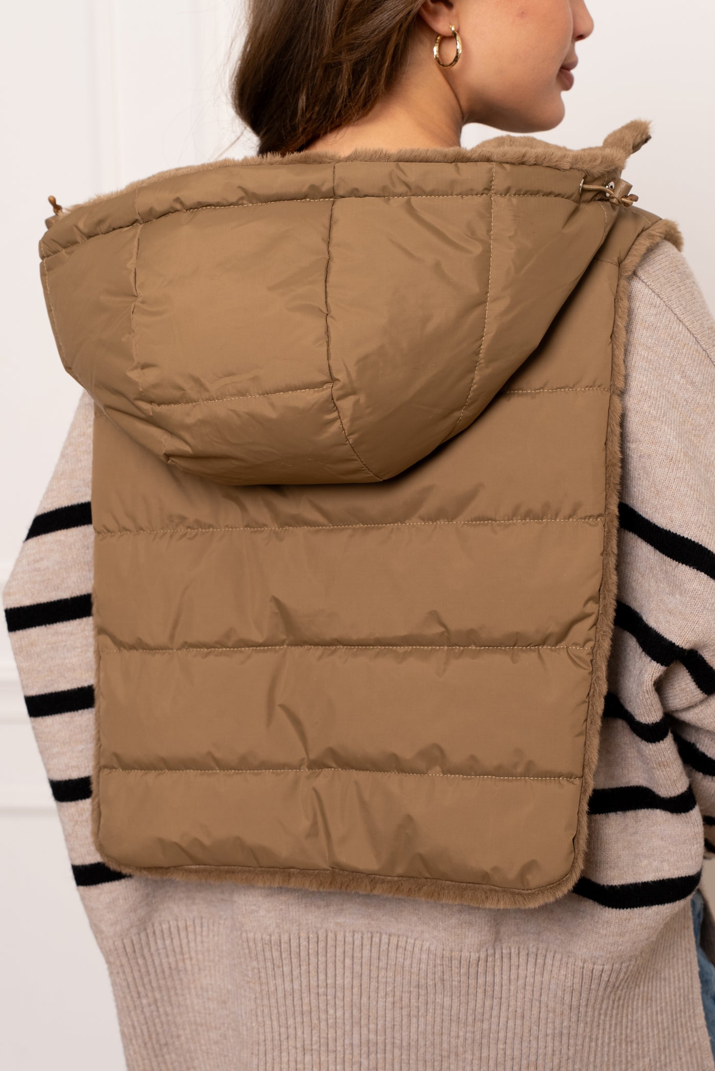 capuche amovible femme #couleur_camel