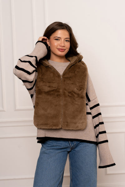 capuche amovible femme #couleur_camel