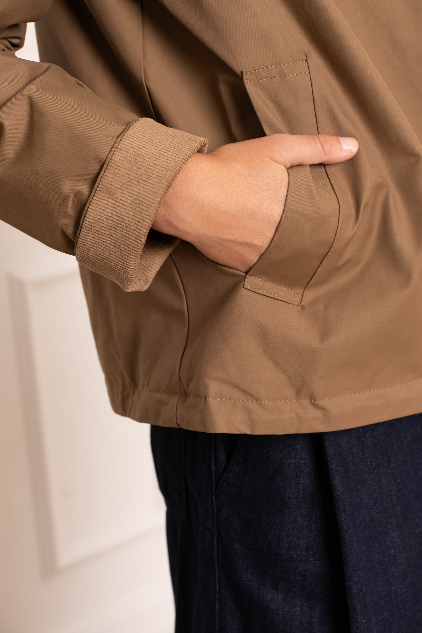 veste femme velours #couleur_camel
