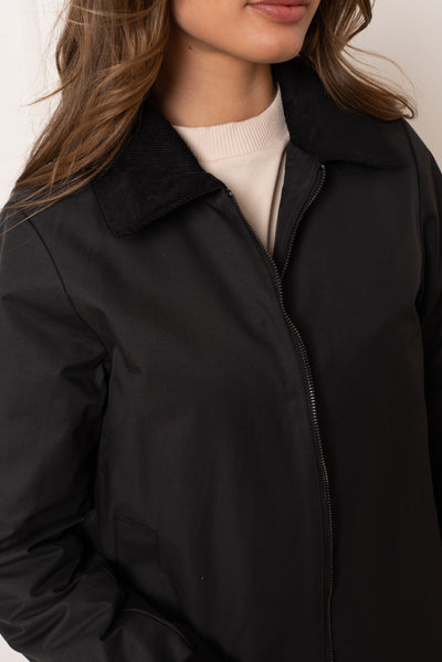 veste femme velours #couleur_noir