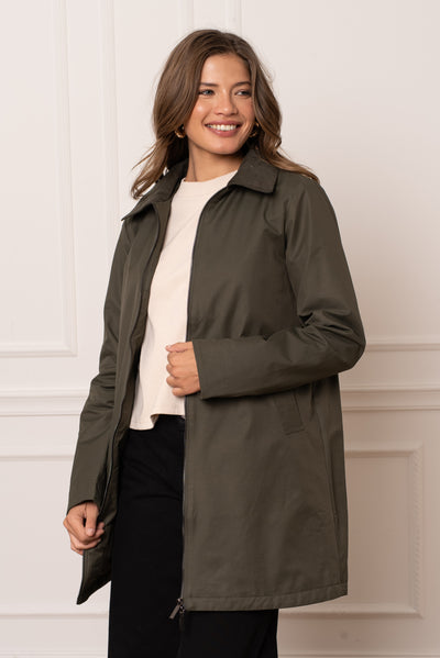 veste femme mi-saison #couleur_kaki