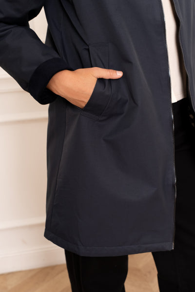 veste femme mi-saison #couleur_marine