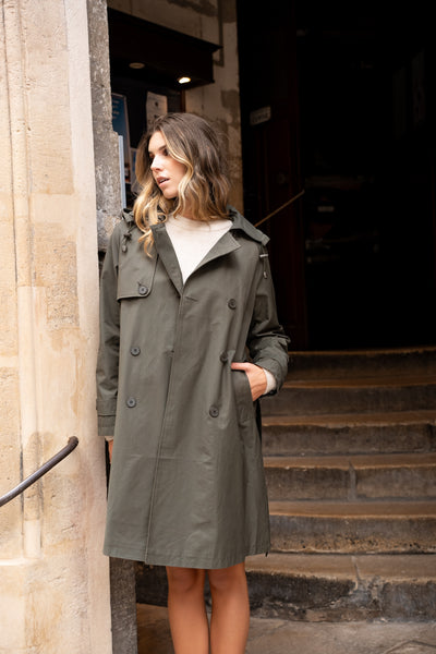 trench femme #couleur_kaki