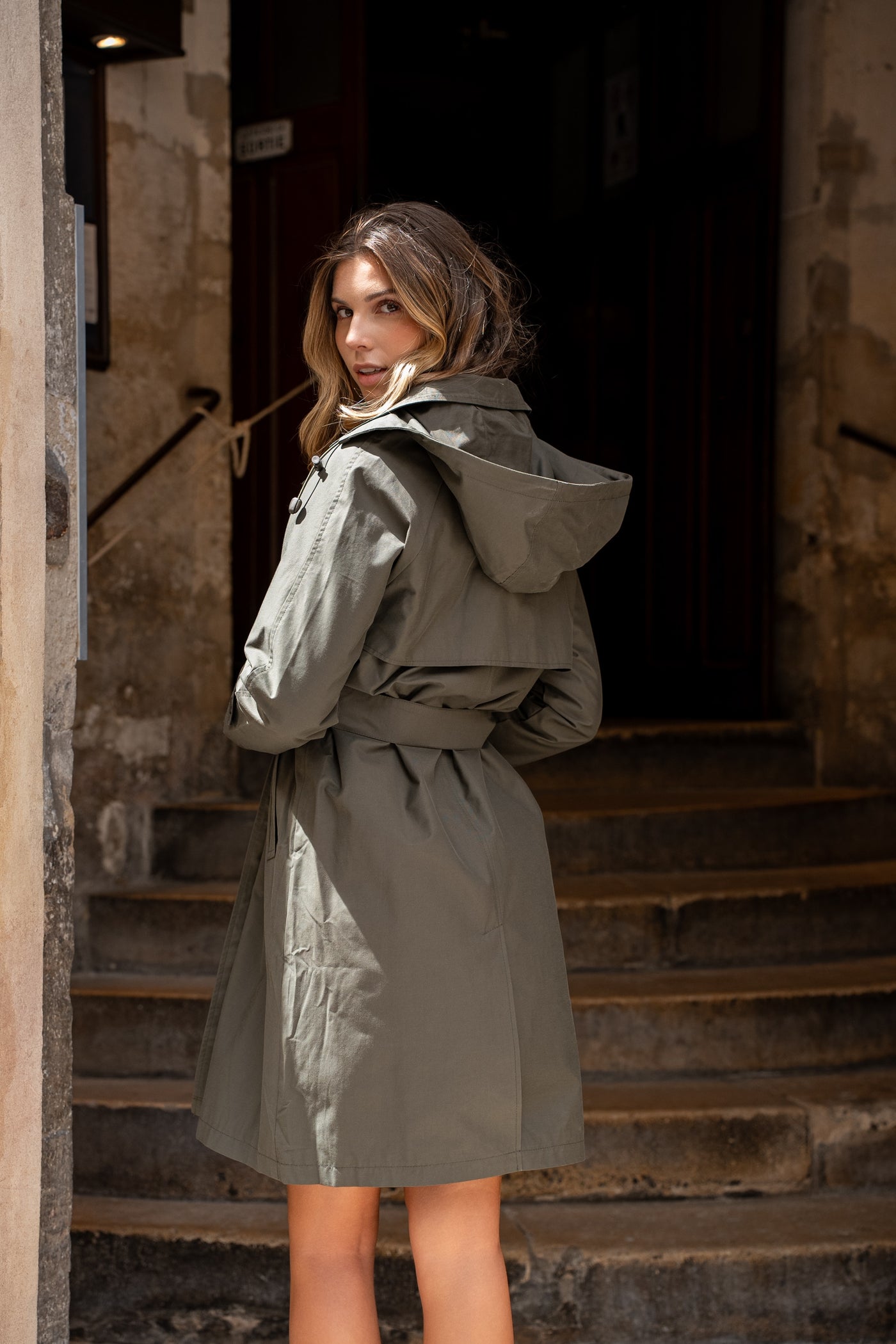 trench femme #couleur_kaki
