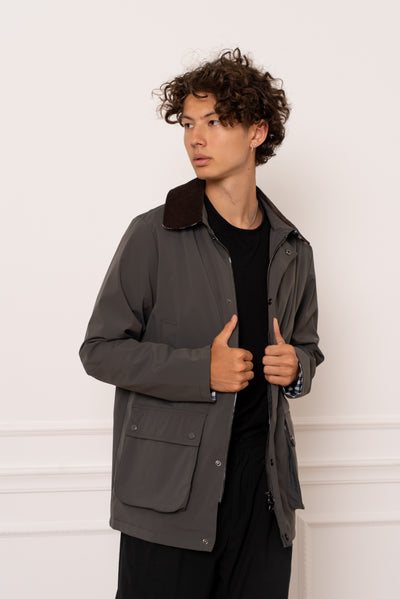 veste homme mi saison #couleur_kaki
