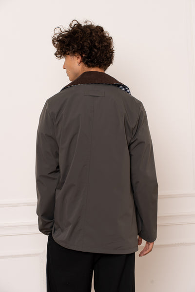 veste homme mi saison #couleur_kaki