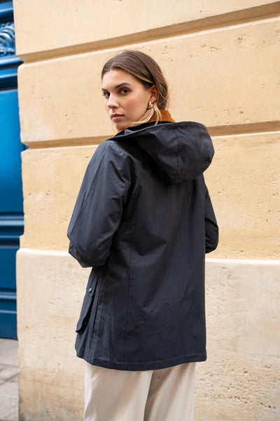 parka coton femme #couleur_marine