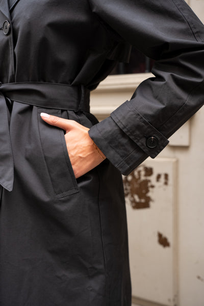 trench femme #couleur_noir