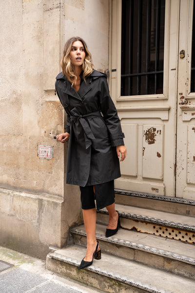trench femme #couleur_noir