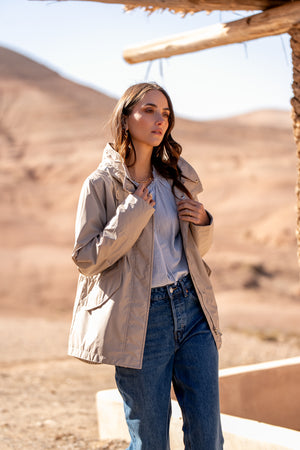 ciré imperméable #couleur_beige