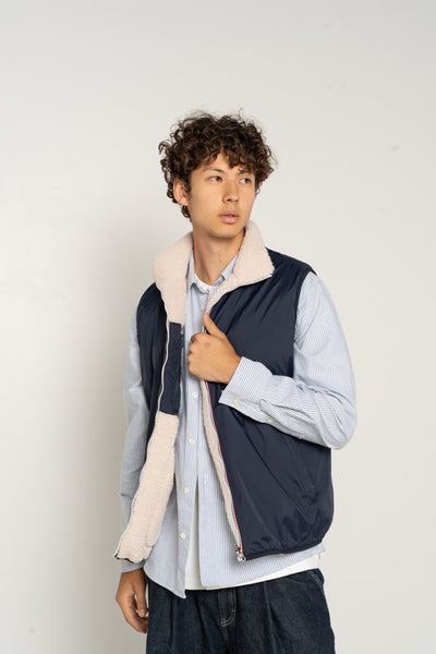 gilet sans manches hommes #couleur_marine