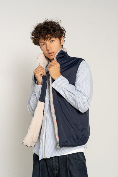 gilet sans manches hommes #couleur_marine